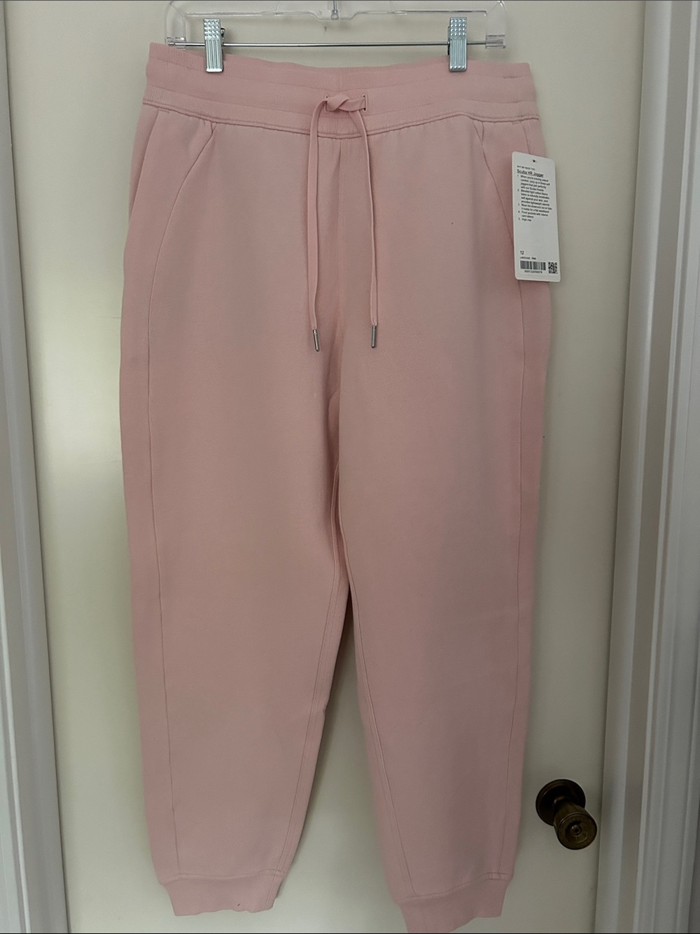 NWT LULULEMON COTTON FLEECE PI K SCUBA JOGGER SZ 12